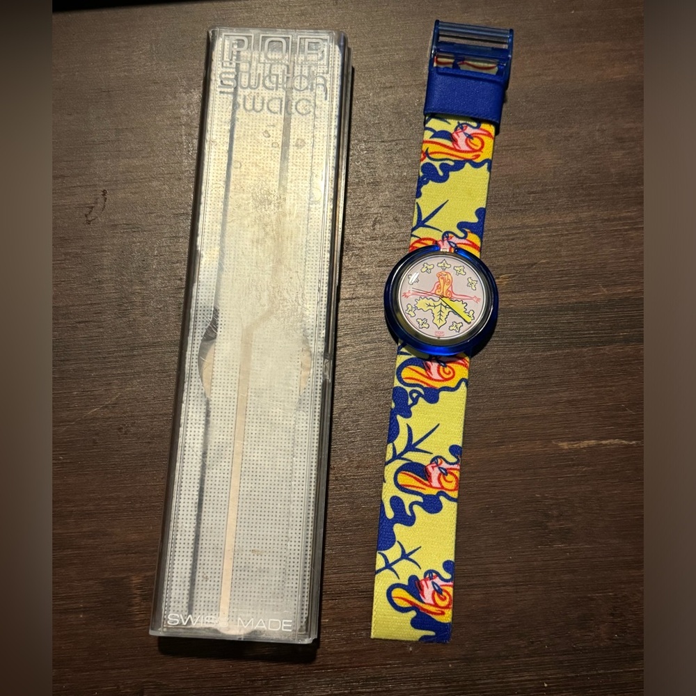VINTAGE 1991 SWATCH POP LADY OCTOPUS - PWK 150 - NEW NEVER WORN